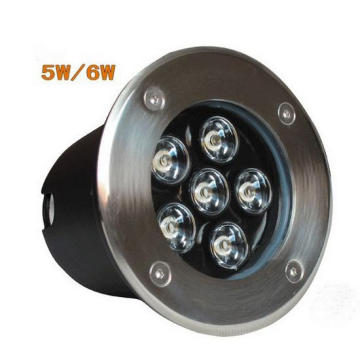 Warm White CE RoHS 5W LED suelo piscina luces de piscina